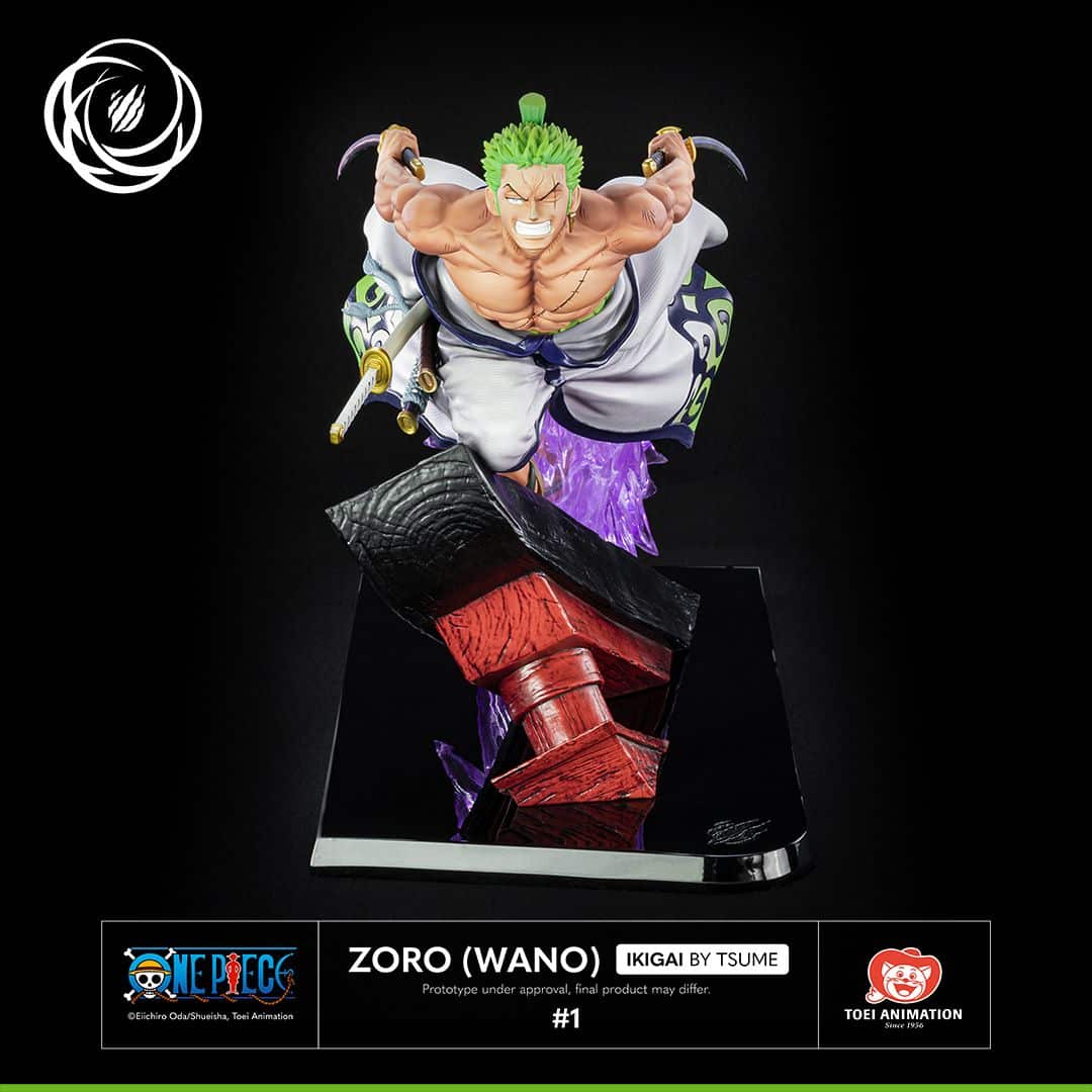 Tsume One Piece Ikigai Roronoa Zoro Statue