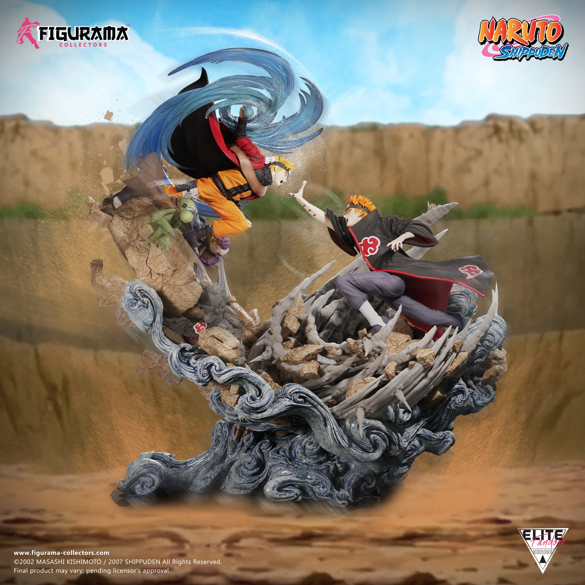 Naruto Vs Pain Statue Diorama Elite Fandom Limited Edition