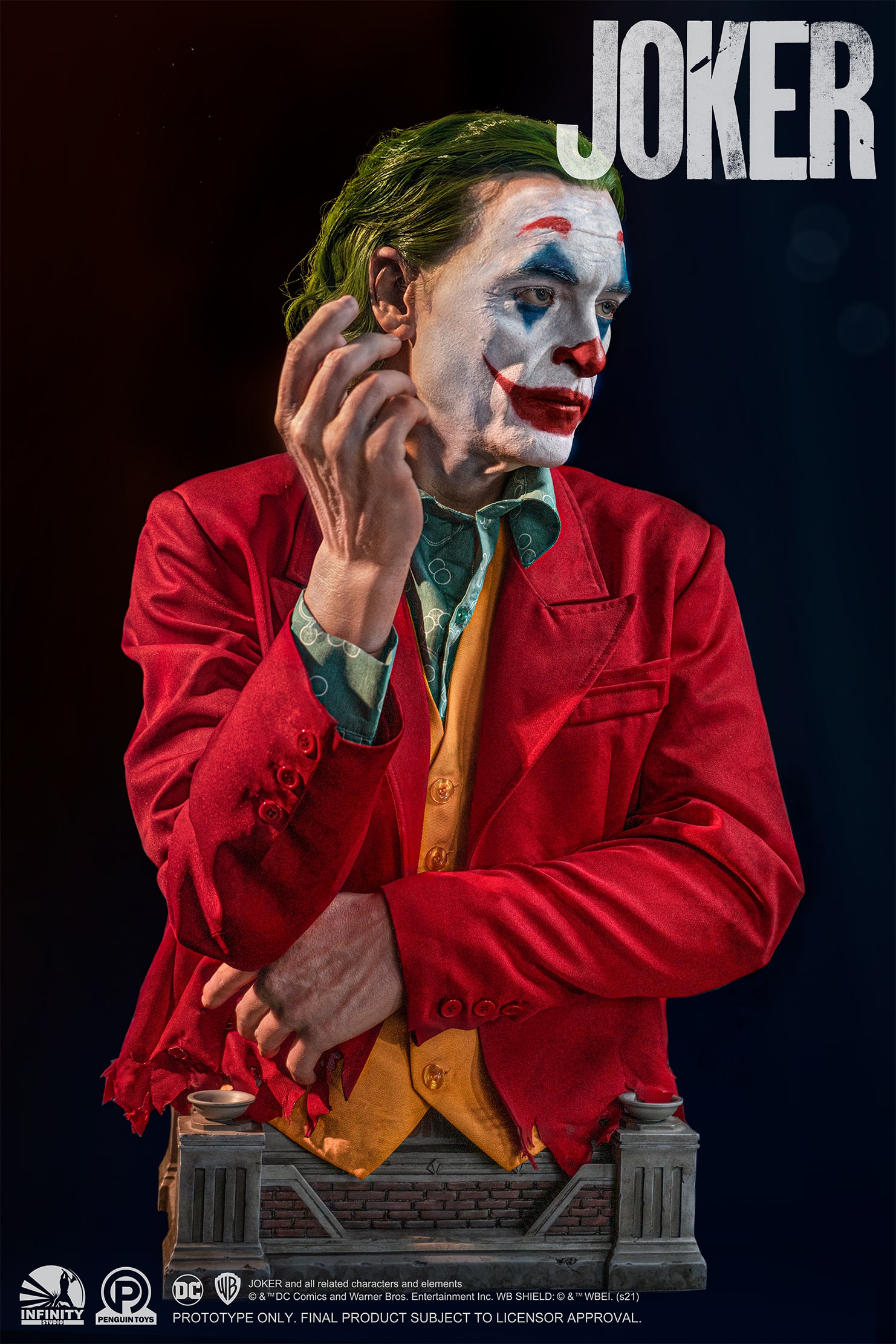 Arthur Fleck Joker Life-Size Bust - Bonus Edition Arthur Fleck Joker Life-Size Bust - Bonus Edition
