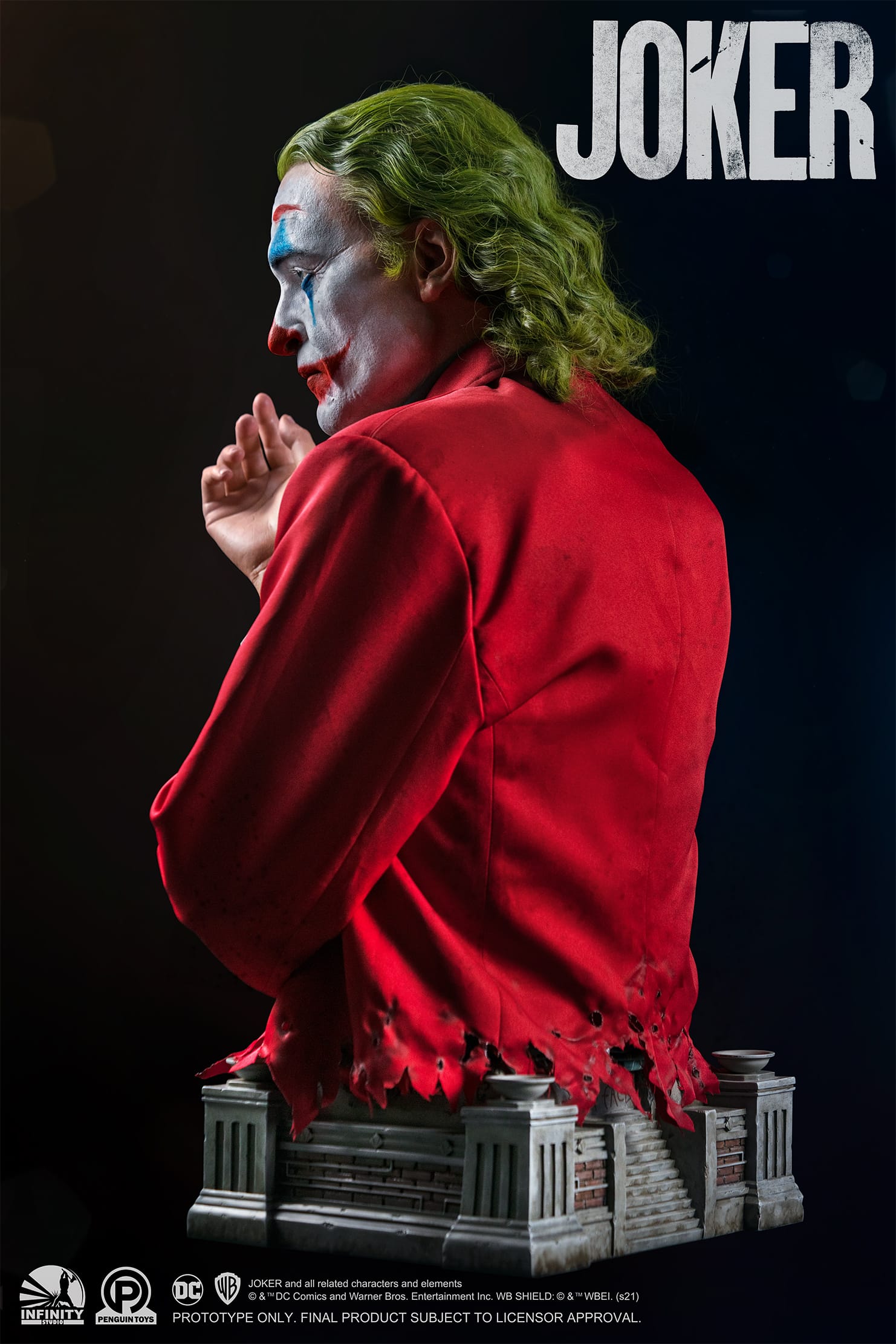Arthur Fleck Joker Life-Size Bust - Bonus Edition Arthur Fleck Joker Life-Size Bust - Bonus Edition