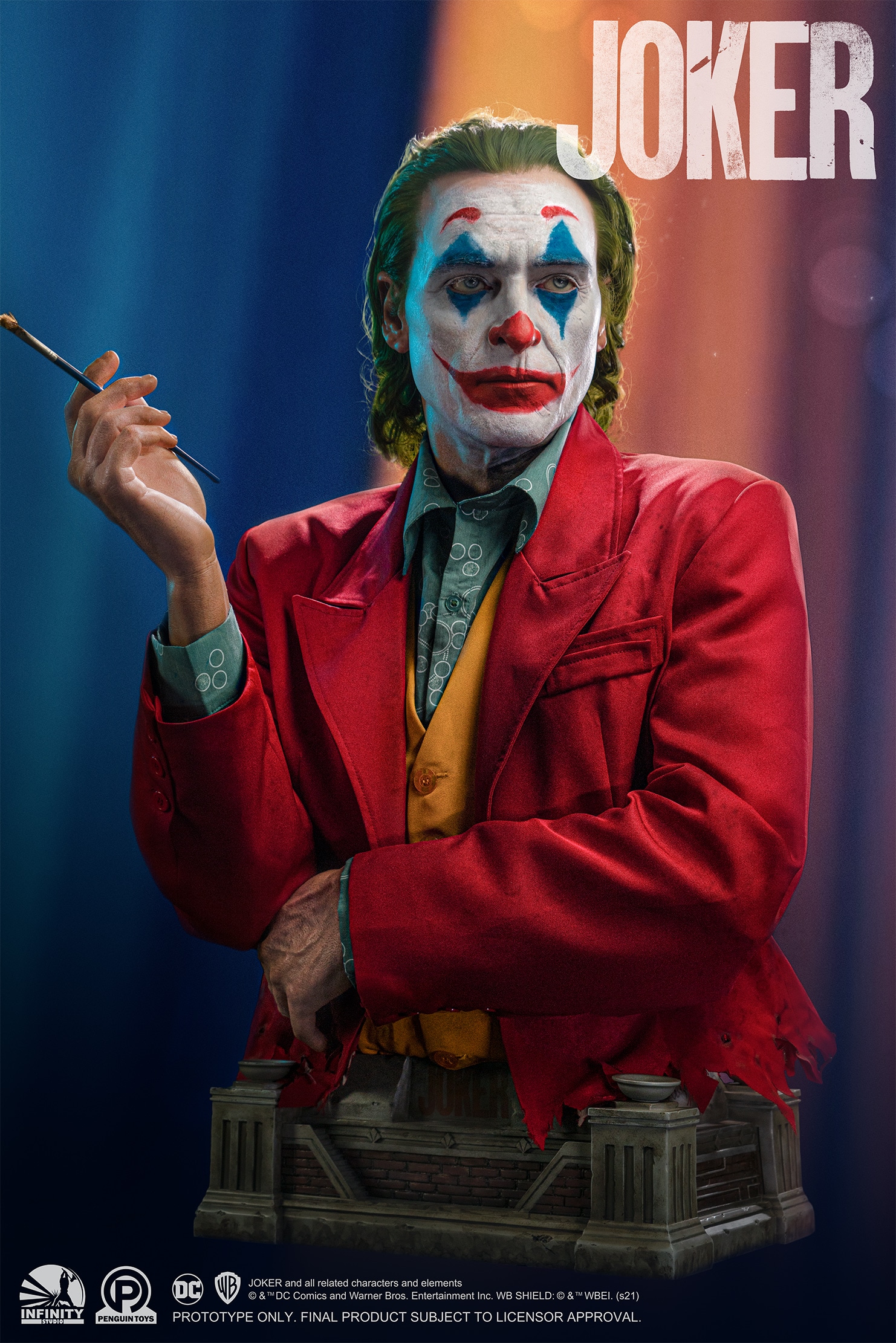 Arthur Fleck Joker Life-Size Bust - Bonus Edition Arthur Fleck Joker Life-Size Bust - Bonus Edition