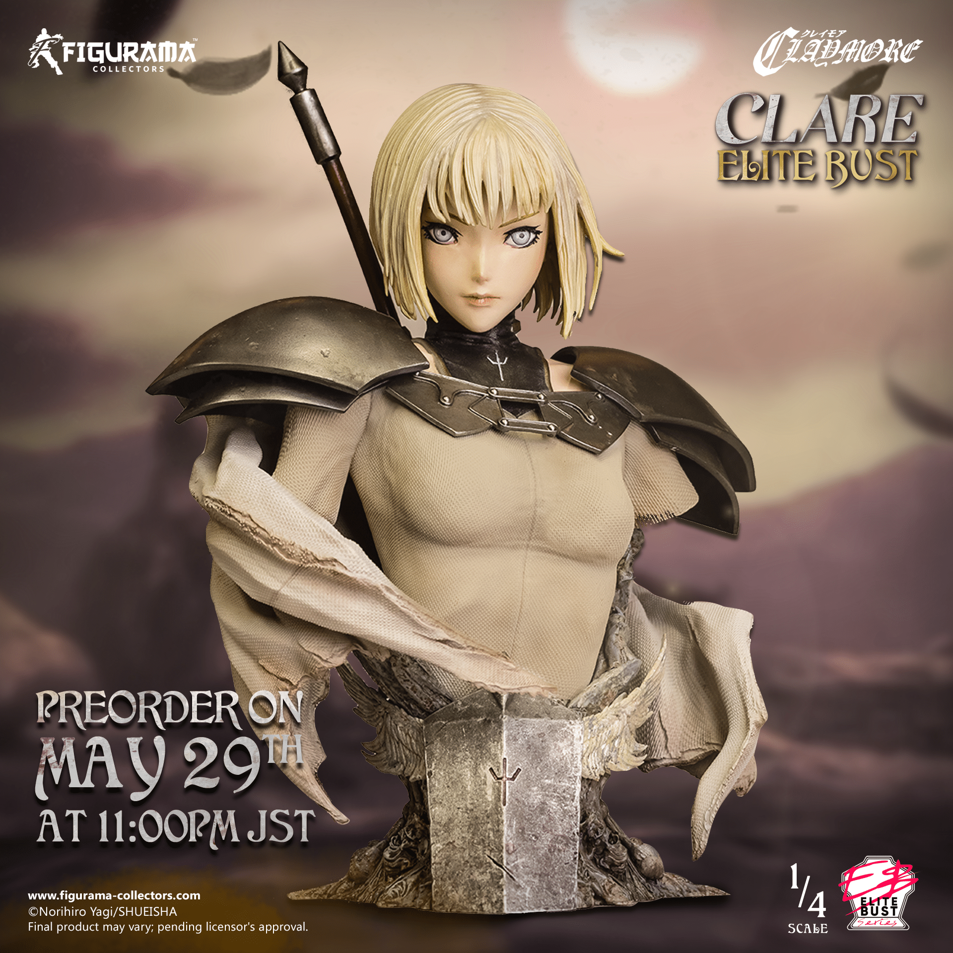 Claymore: Clare Elite Bust