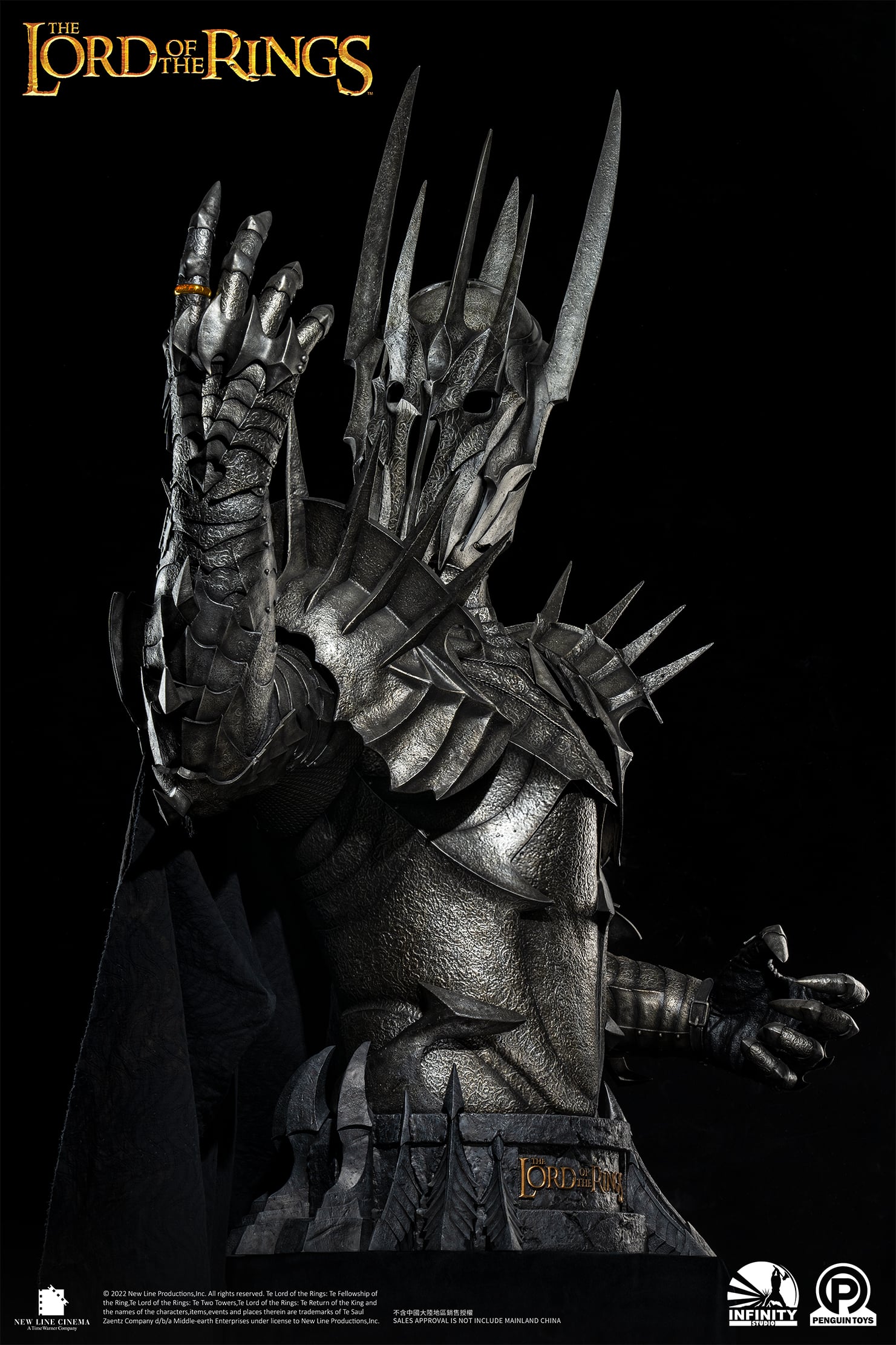 The Lord of the Rings : The Dark Lord Sauron Life-Size Bust