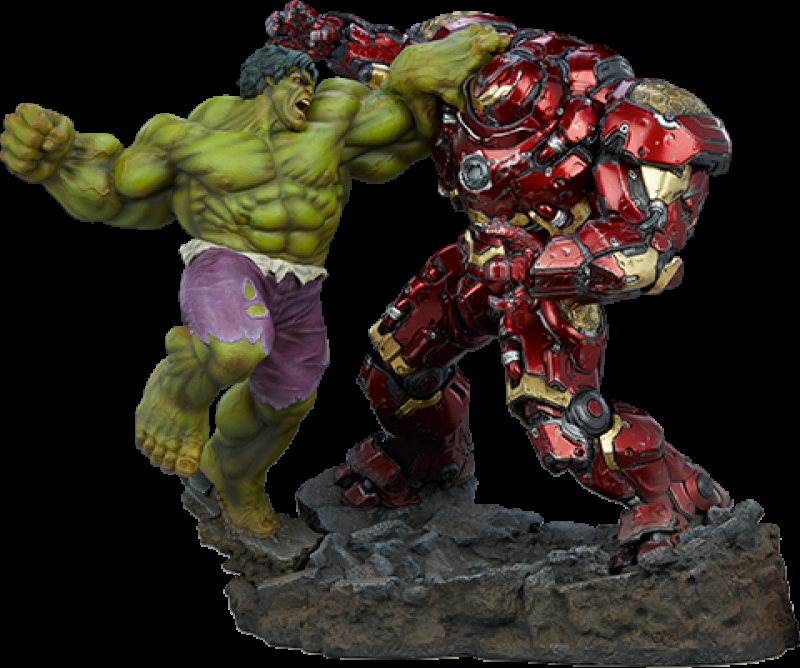 Hulk Vs Hulkbuster Maquette
