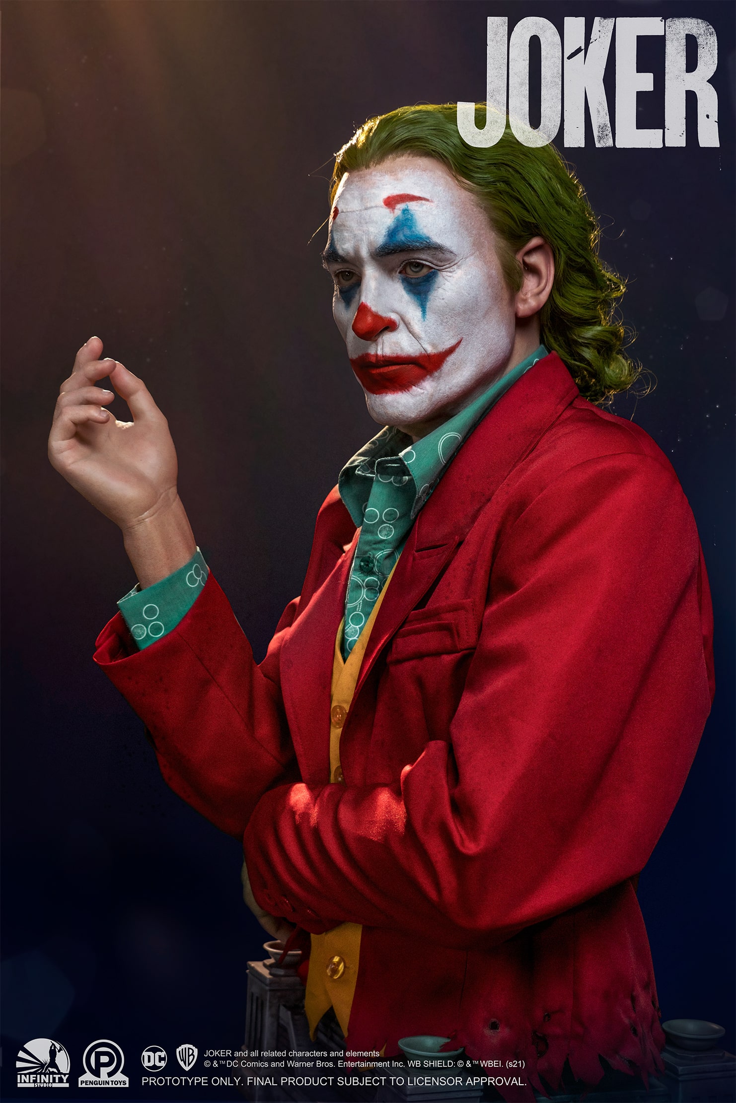 Arthur Fleck Joker Life-Size Bust - Bonus Edition Arthur Fleck Joker Life-Size Bust - Bonus Edition