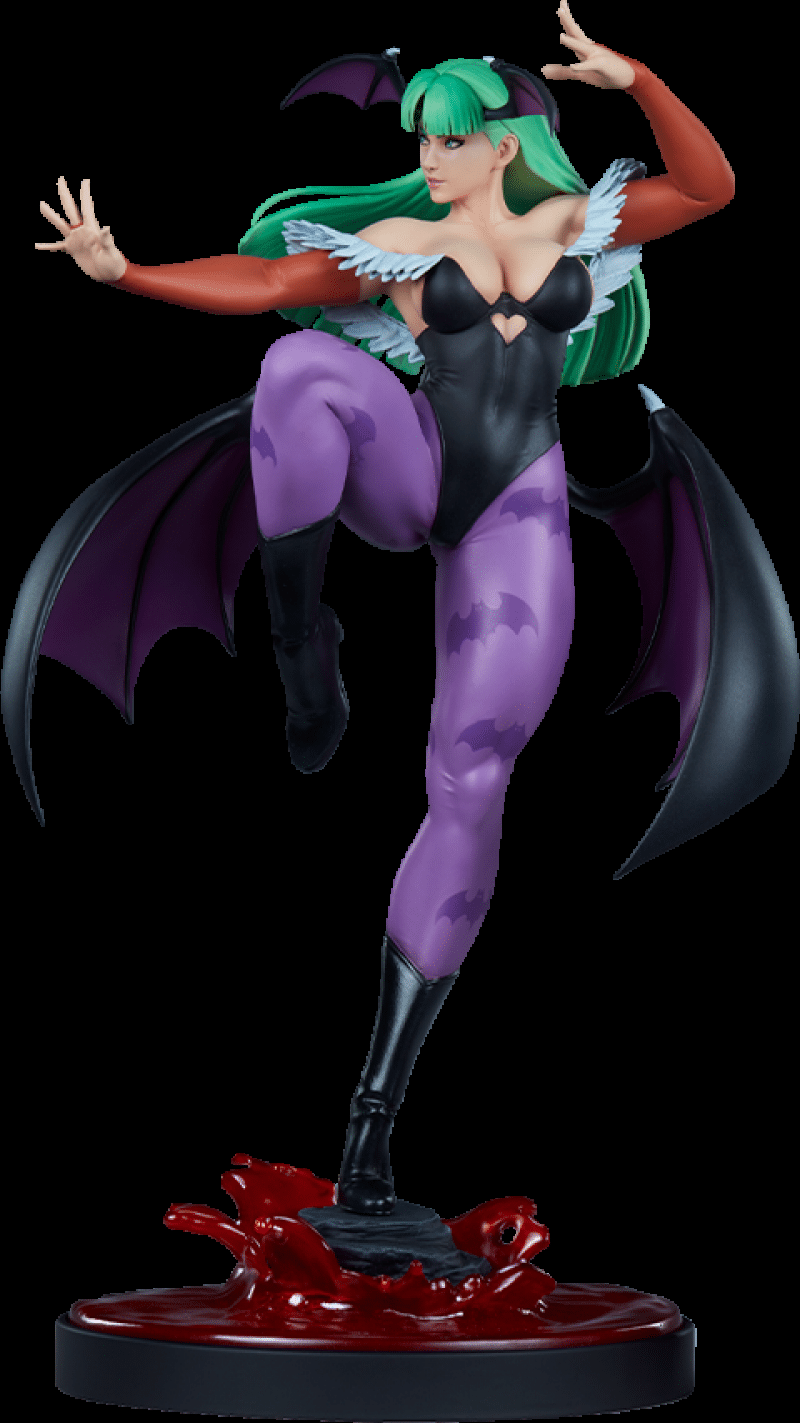 Street Fighter Chun-Li Morrigan Statue