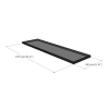 df back half shelf with dimensions