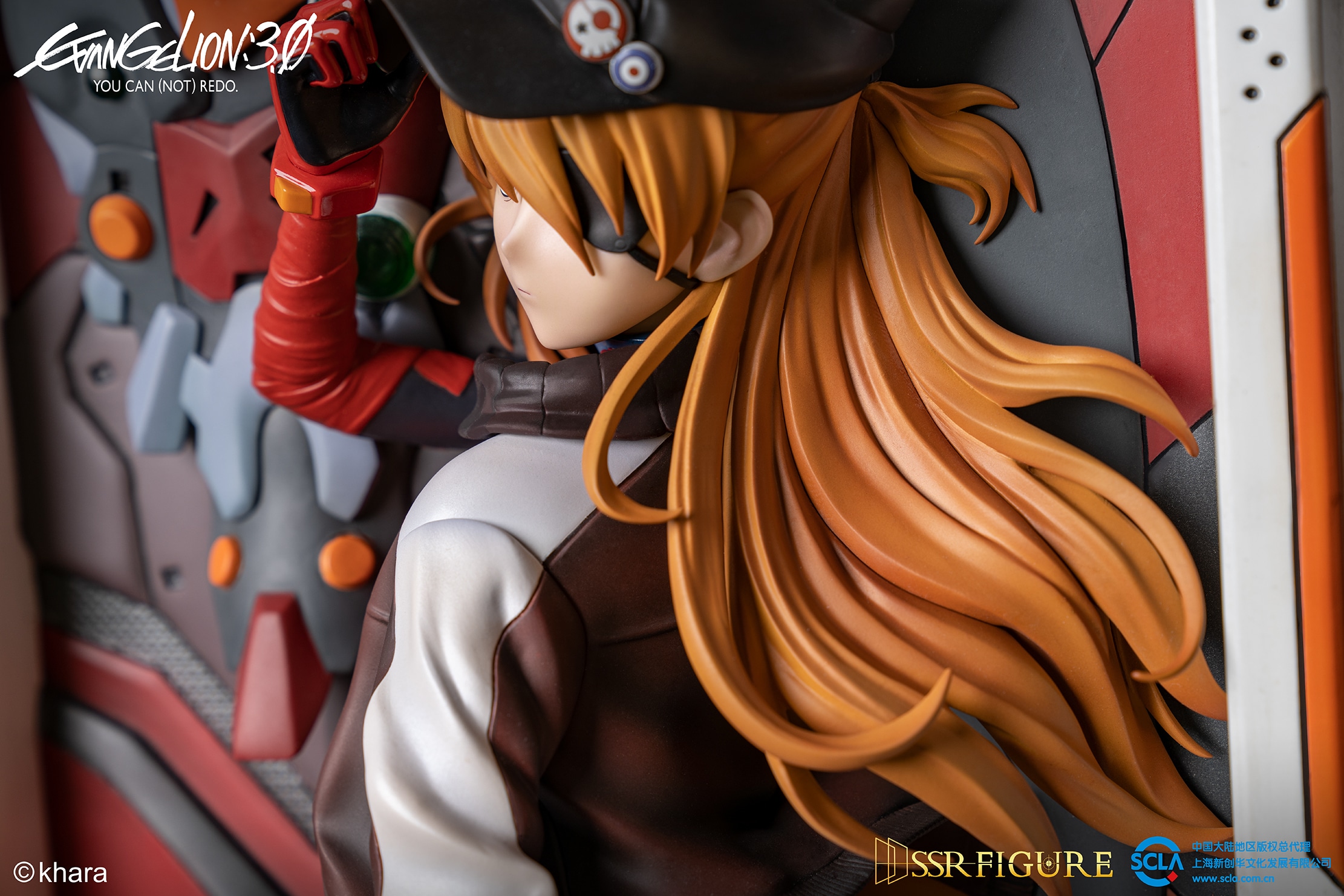 Rebuild of Evangelion Asuka Langley Sohryu 3D Art Frame