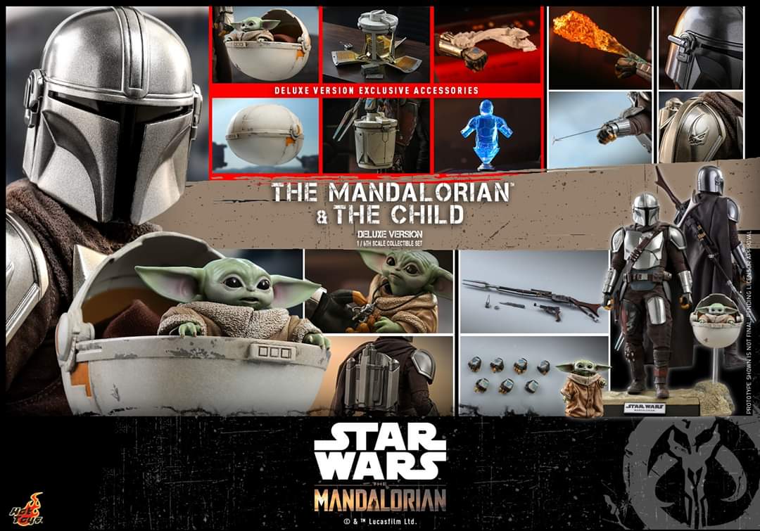 The Mandalorian & The Child Sixth Scale Figure Deluxe