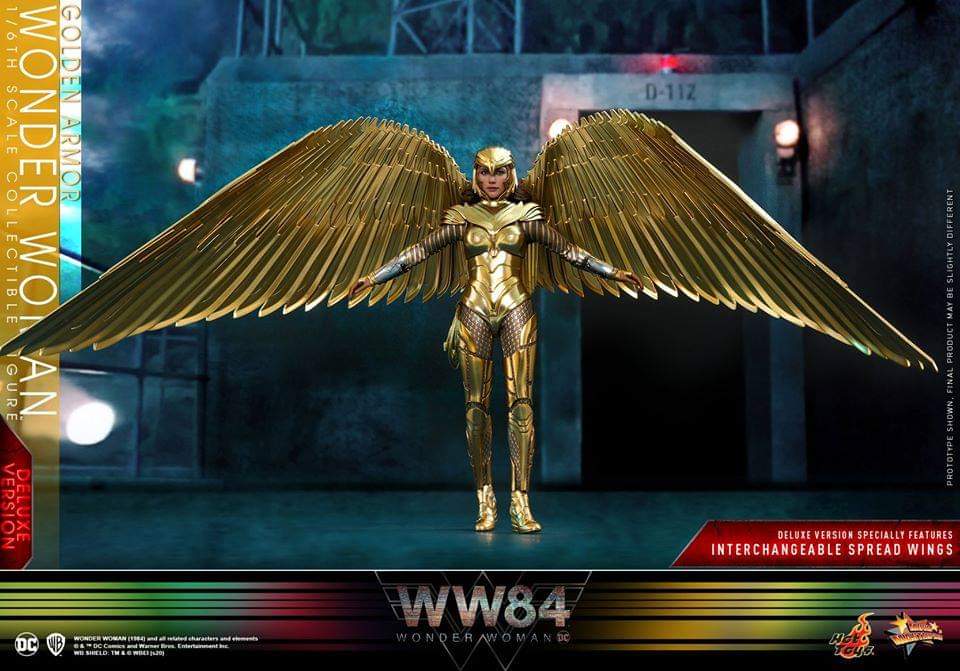 WW84 Wonder Woman Golden Armor Sixth Scale Figure