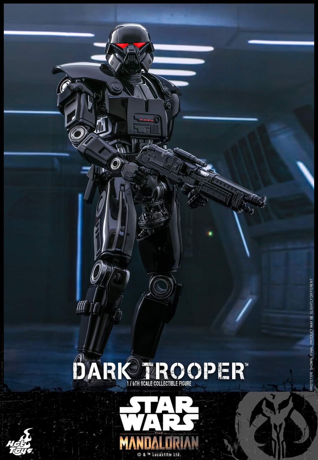 The Mandalorian Dark Trooper Sixth Scale Figure