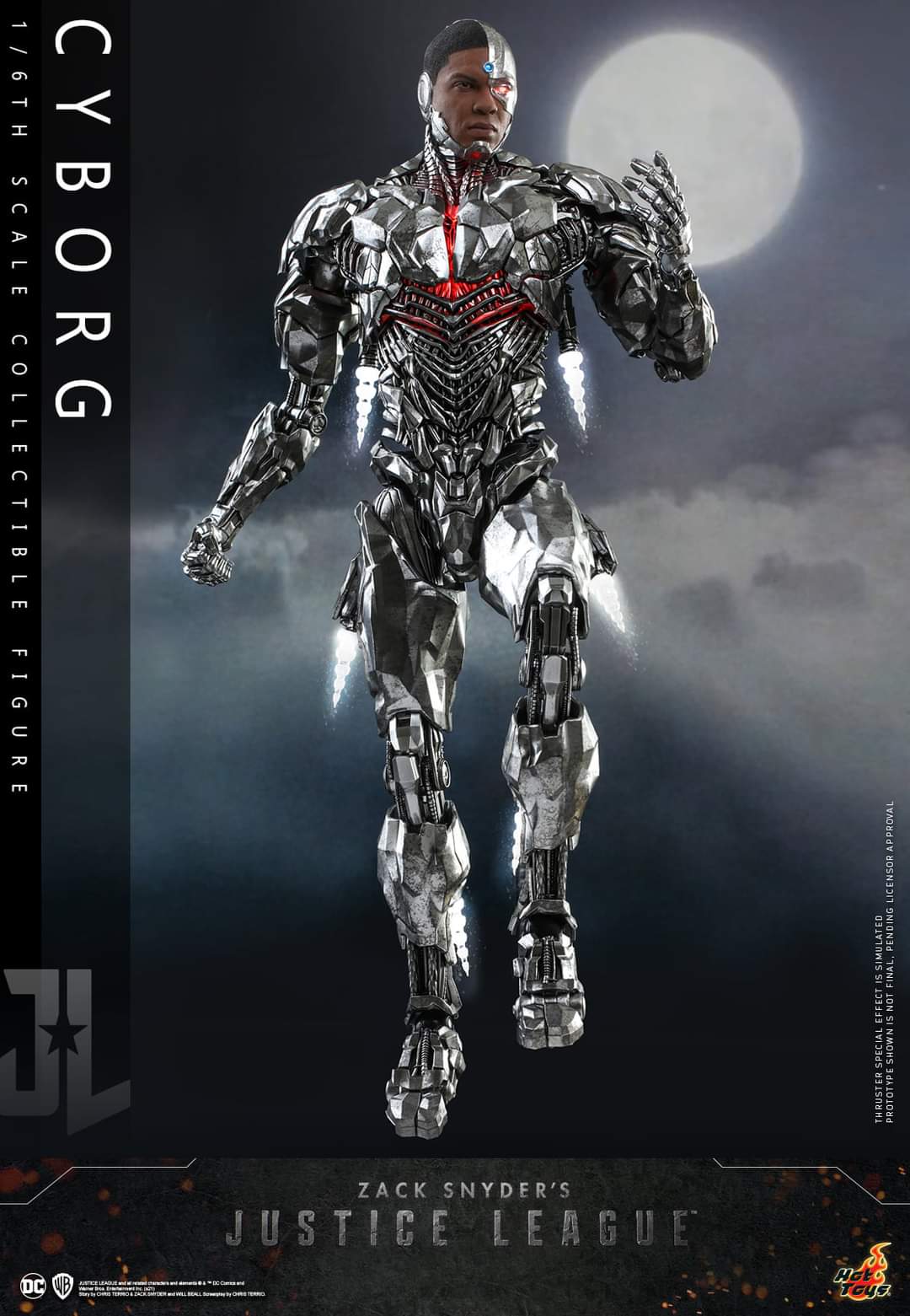 Snyder Cut Justice League Cyborg Sixth Scale Figure