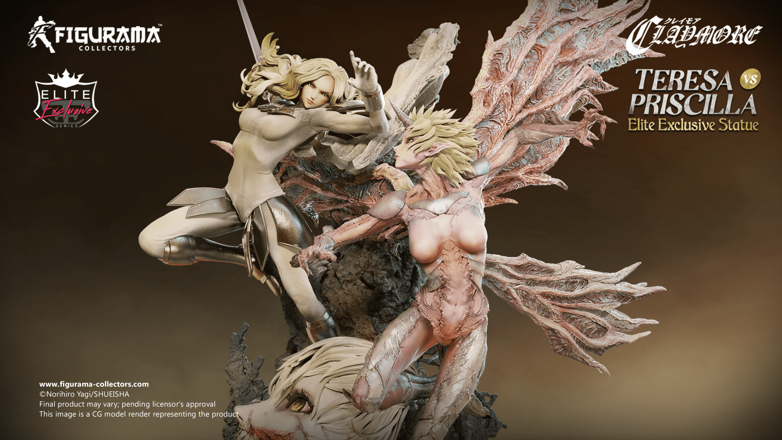 figurama claymore statue teresa