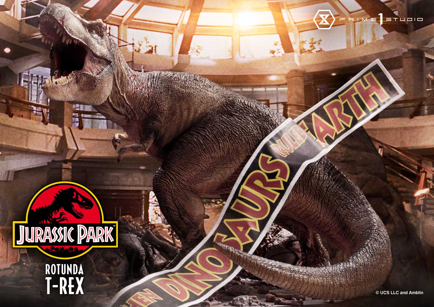 Prime 1 Studio Jurassic Park T-Rex Statue Rotunda Legacy Museum Collection