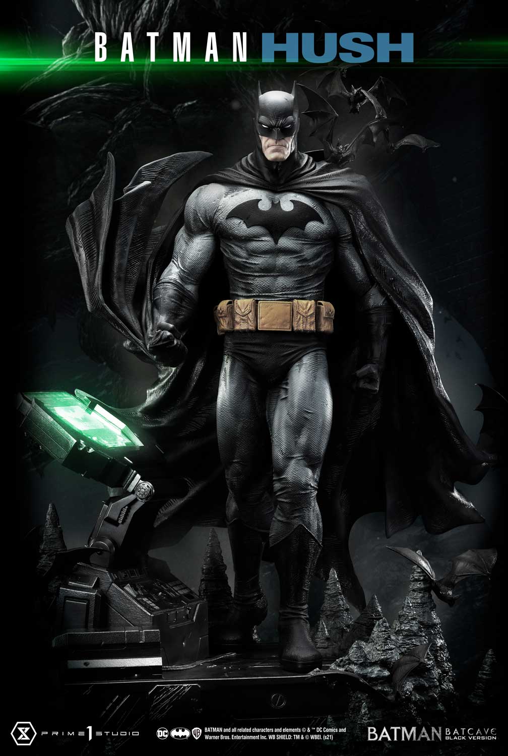 Batman Batcave Black Variant 1:3 Scale Statue Diorama