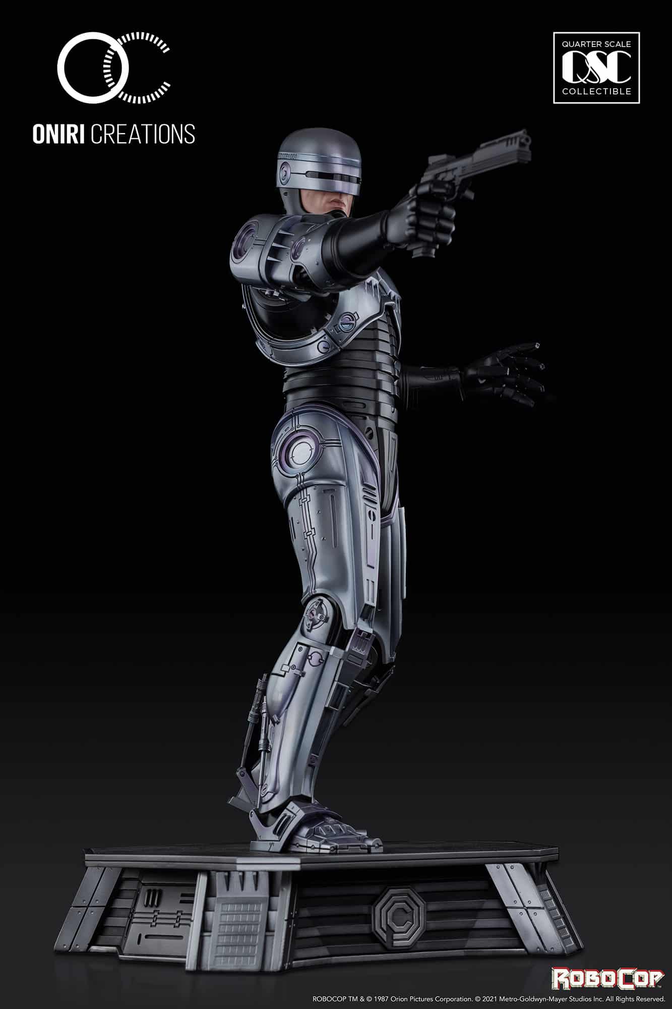 robocop statue oniri creations