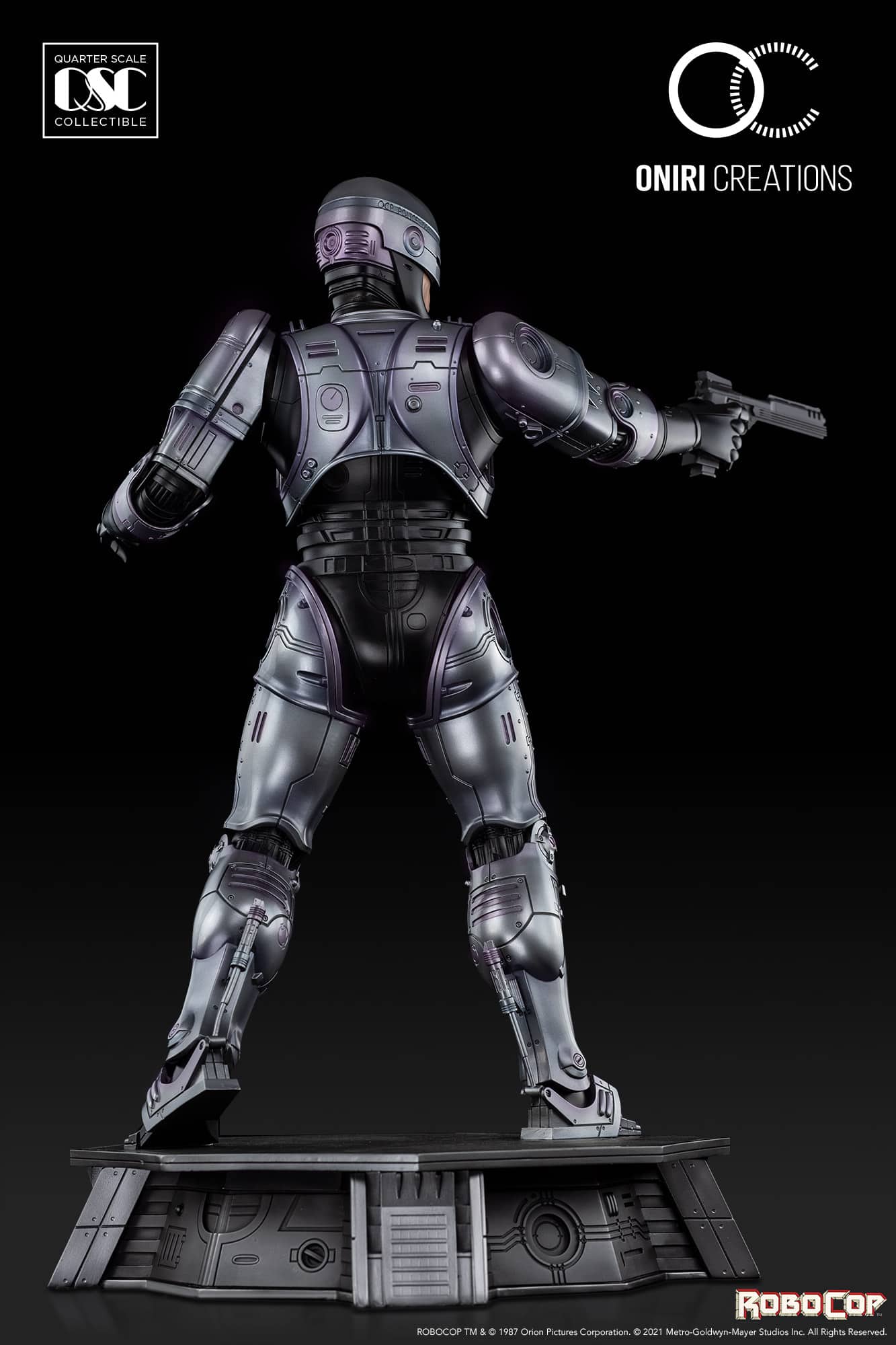 robocop statue oniri creations