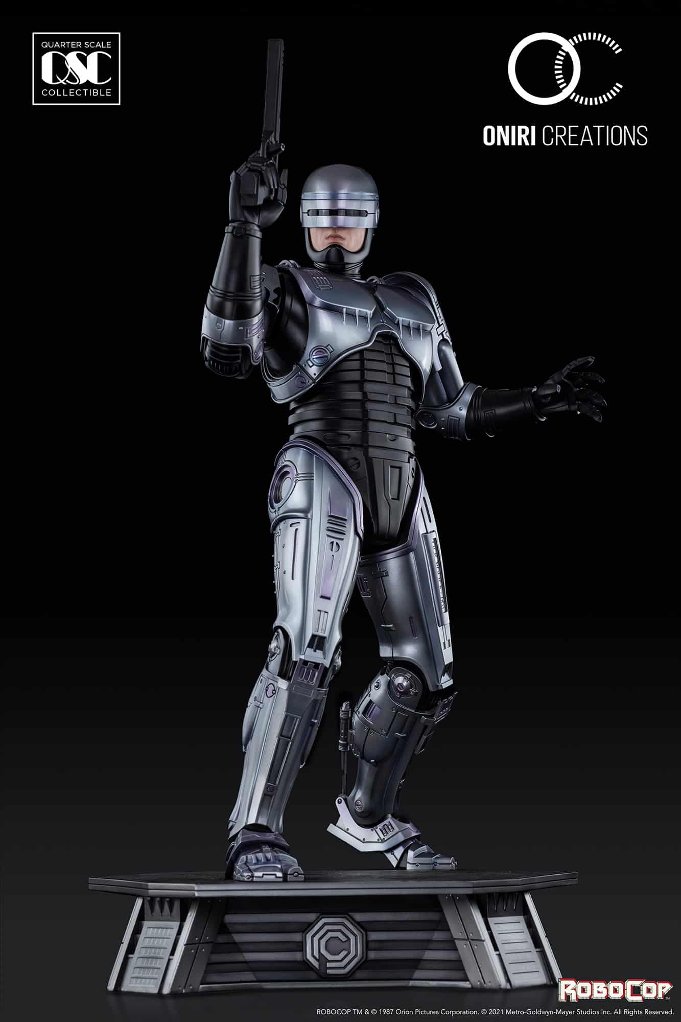 robocop statue oniri creations