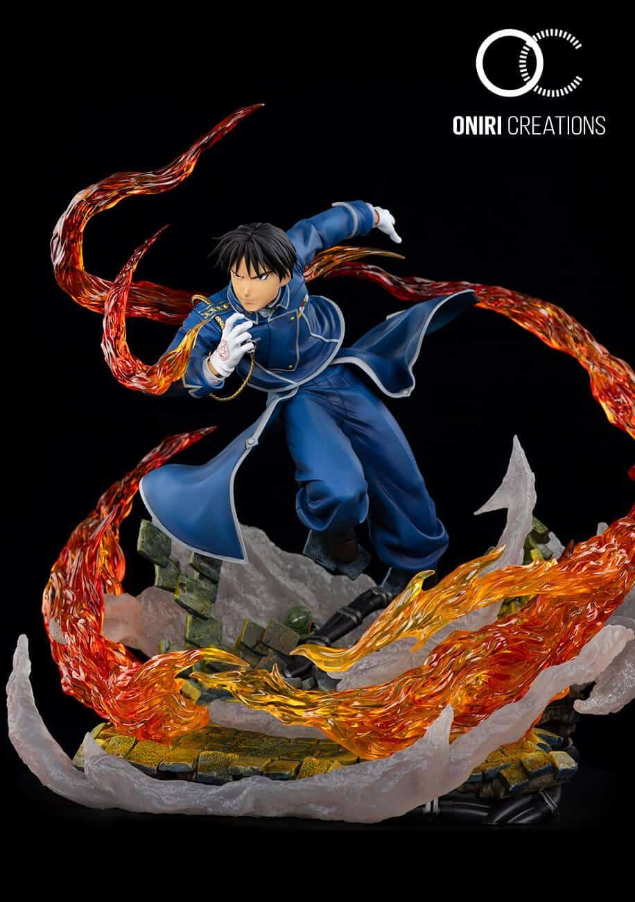 roy mustang statue oniri creations