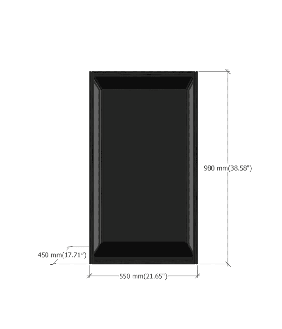 sixth with dimensions