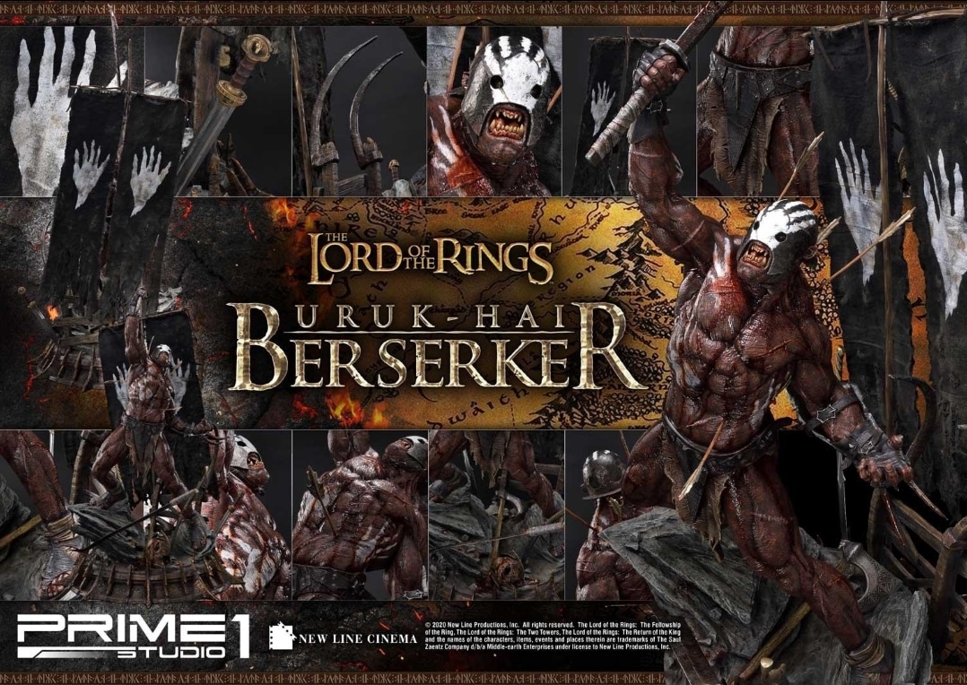 Lord of the Rings: Uruk-Hai Berserker Statue