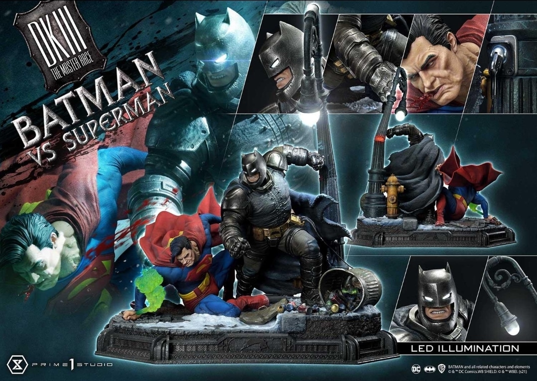 The Dark Knight Returns Batman Vs Superman Statue Diorama Ultimate Masterline