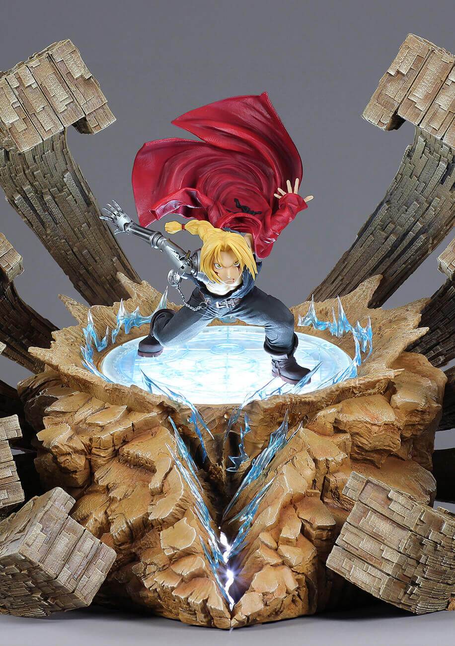 statue fullmetal alchimist edward elric oniri