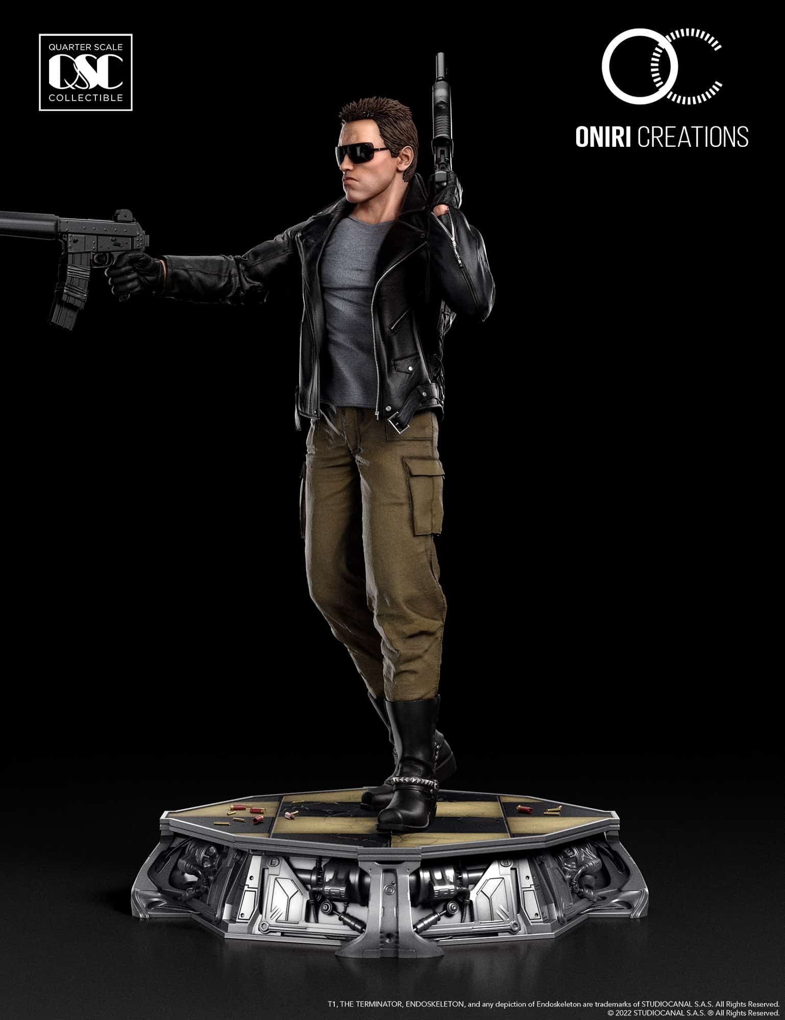 terminator statue oniri creations