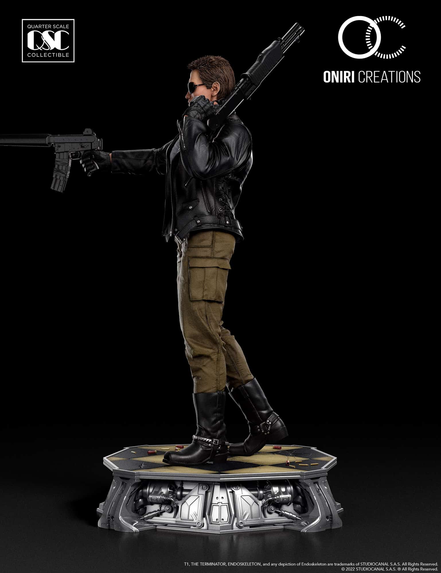 terminator statue oniri creations