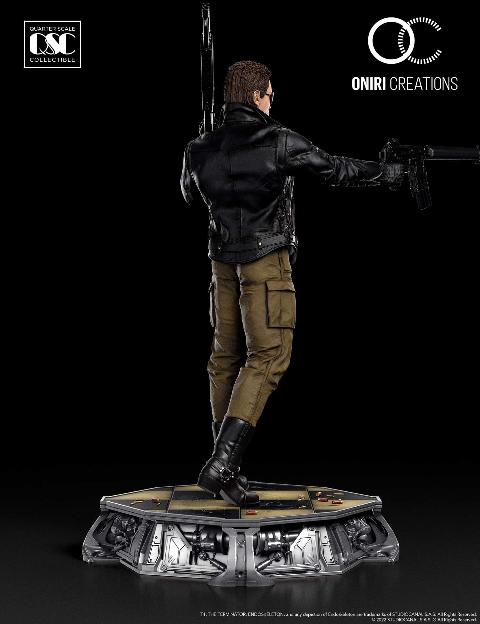 terminator statue oniri creations