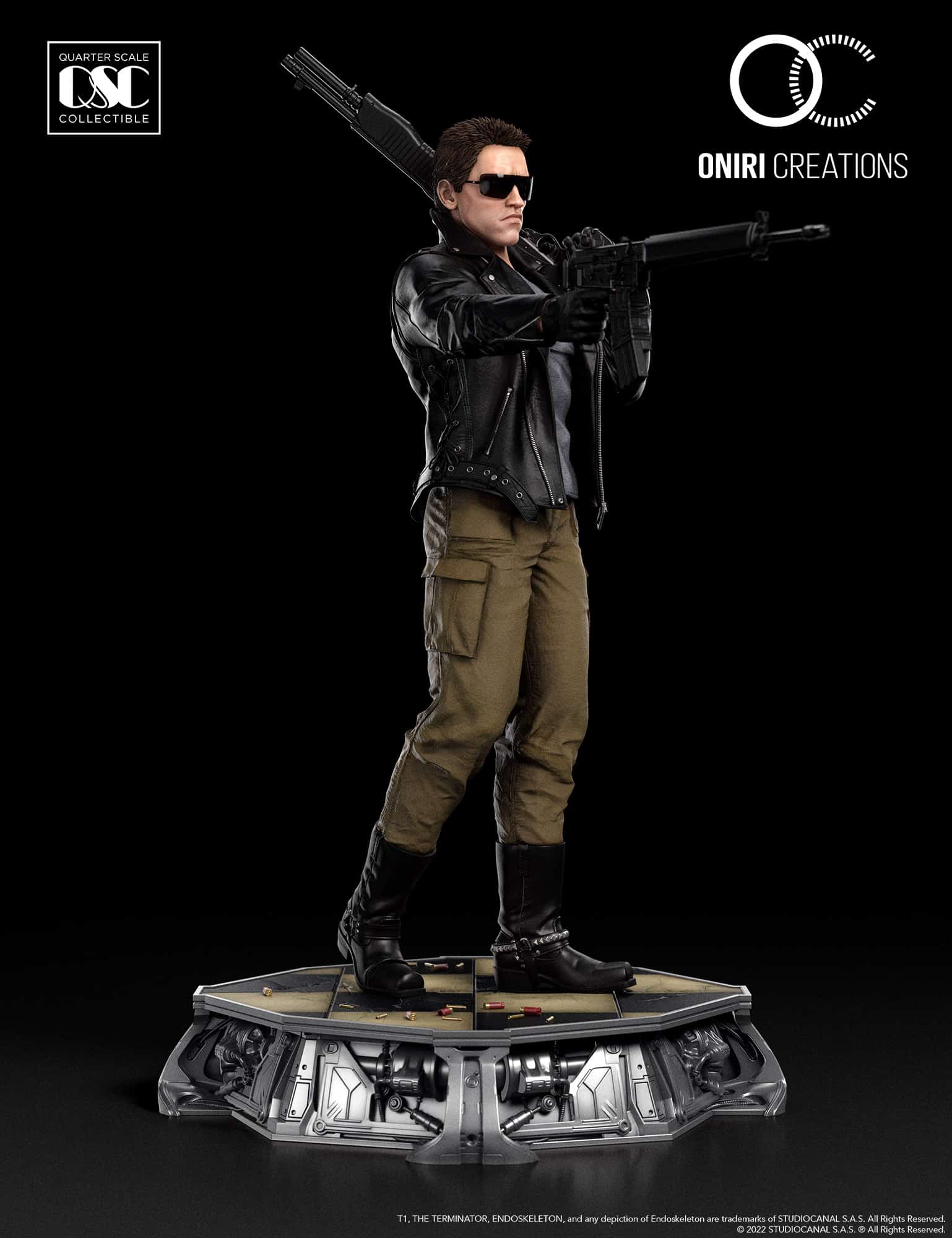 terminator statue oniri creations