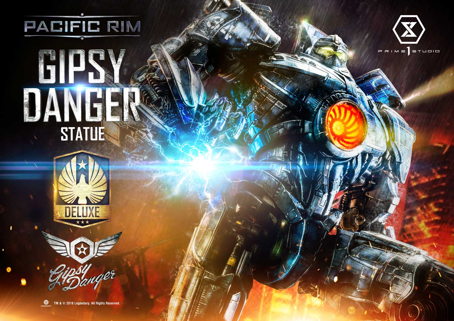 Pacific Rim Gipsy Danger Statue Ultimate Diorama Masterline