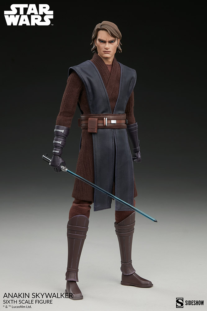 anakin skywalker sixth scale figure star wars gallery c f