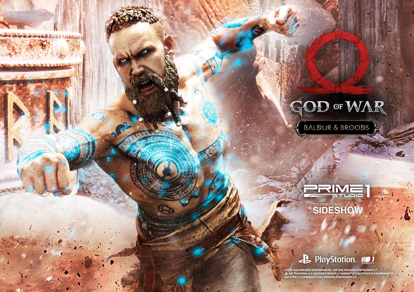 God Of War Baldur and Broods Statue Exclusive Edition