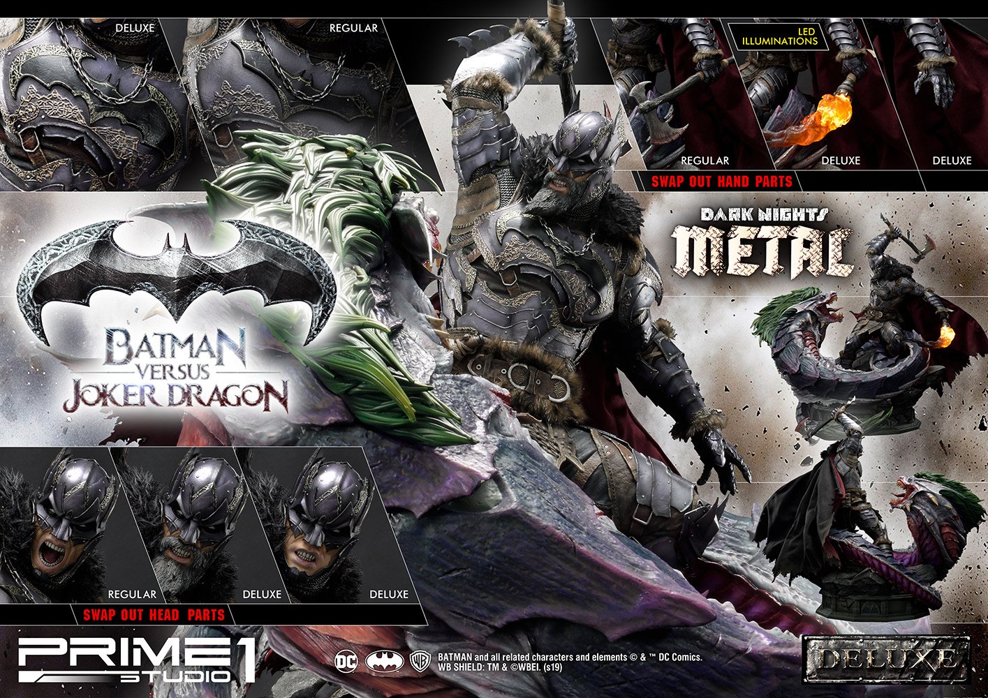 batman vs joker dragon deluxe version dc comics gallery f b e b a