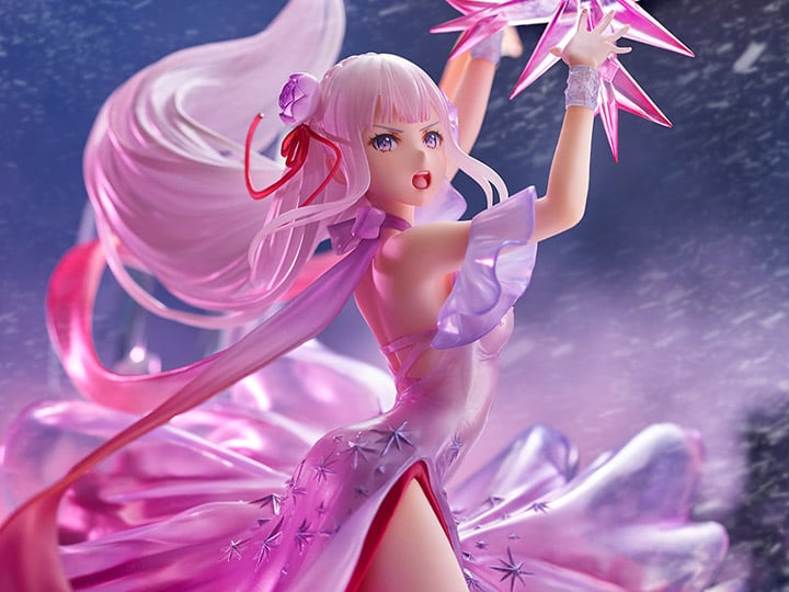 Re:Zero Starting Life in Another World Frozen Emilia Crystal Dress Figure