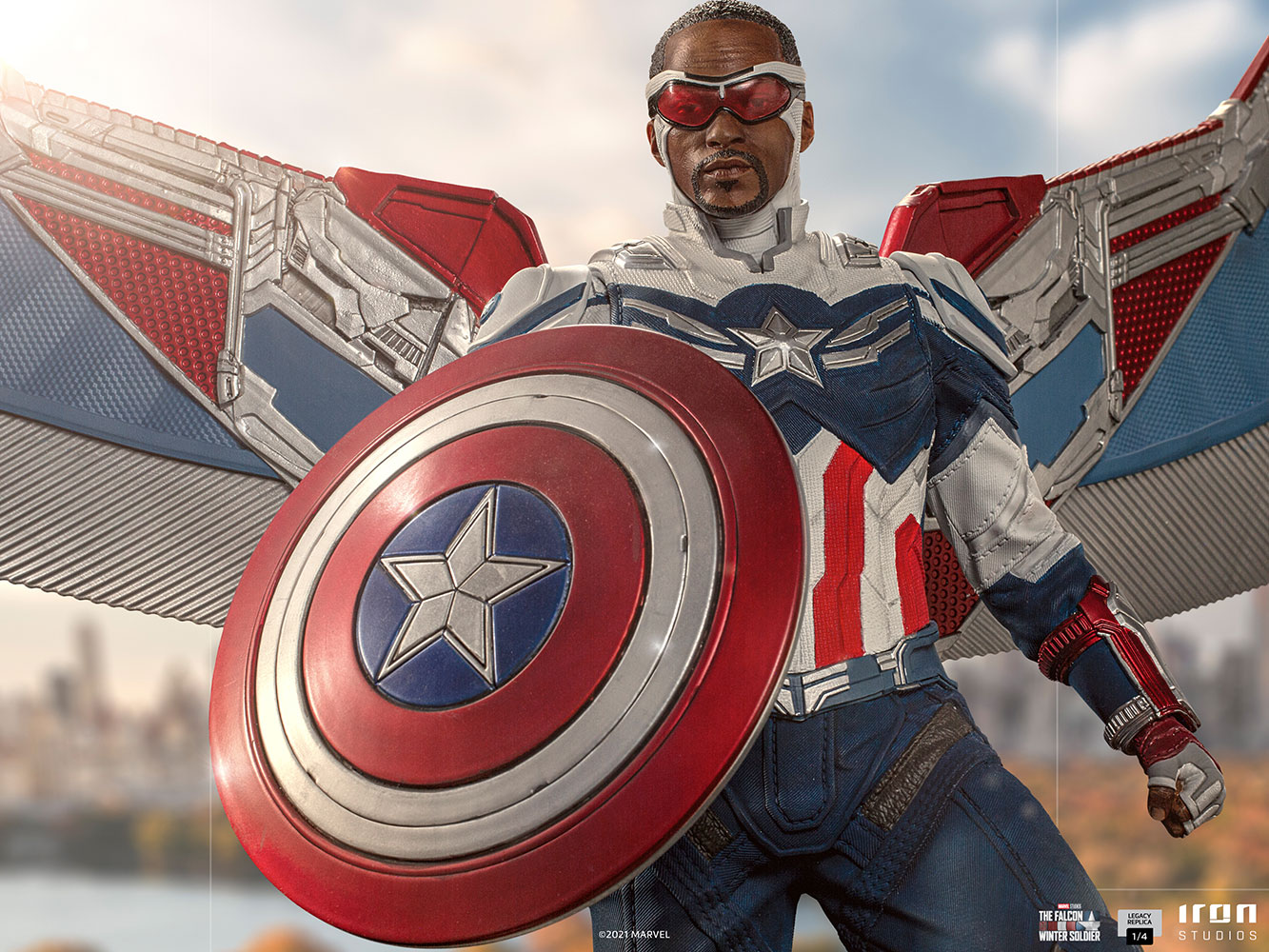 captain america sam wilson complete version marvel gallery dc a da