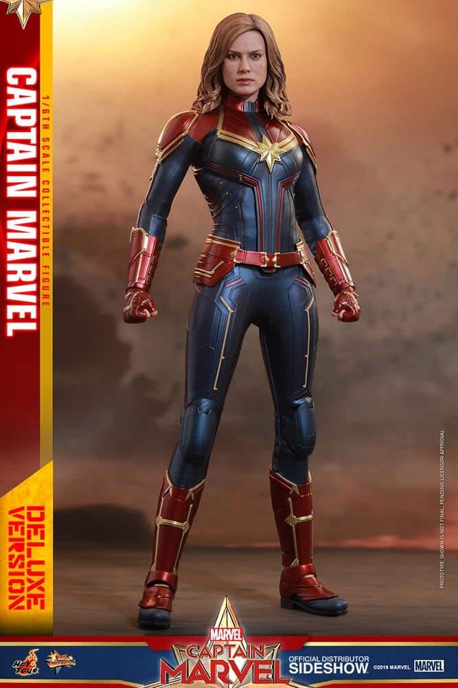 captain marvel deluxe version marvel gallery c dd cf bf