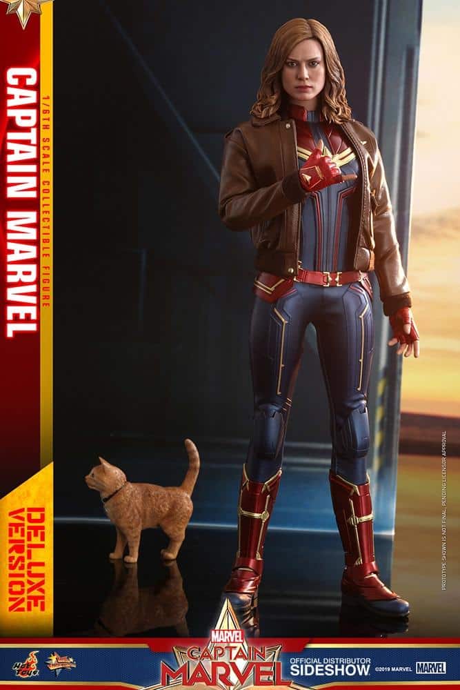 captain marvel deluxe version marvel gallery c dd d e