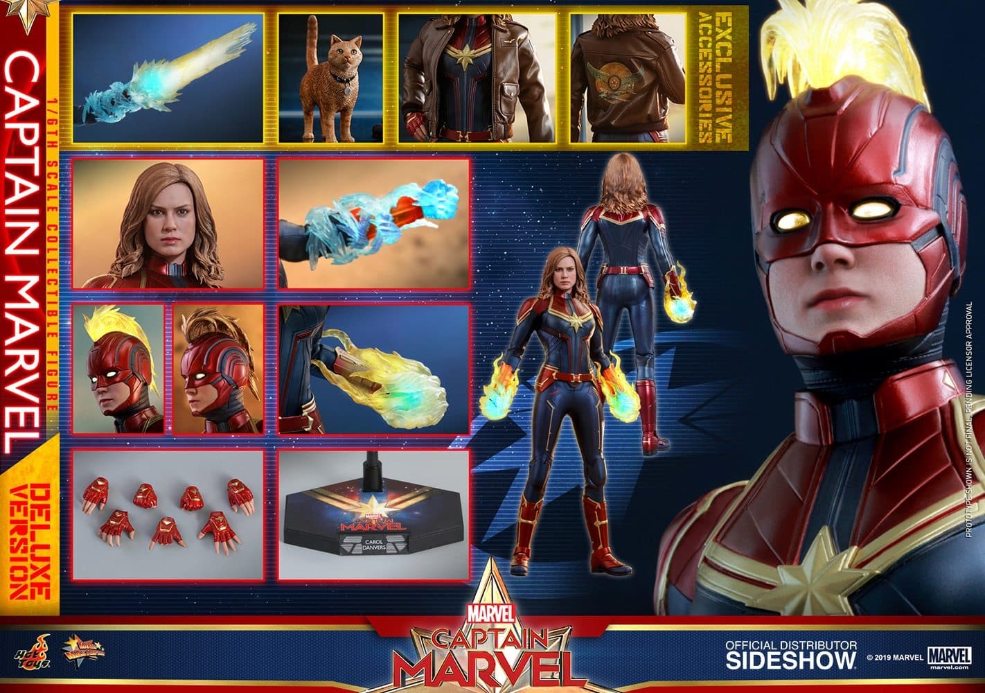captain marvel deluxe version marvel gallery c dd e b d b c f a e d ab
