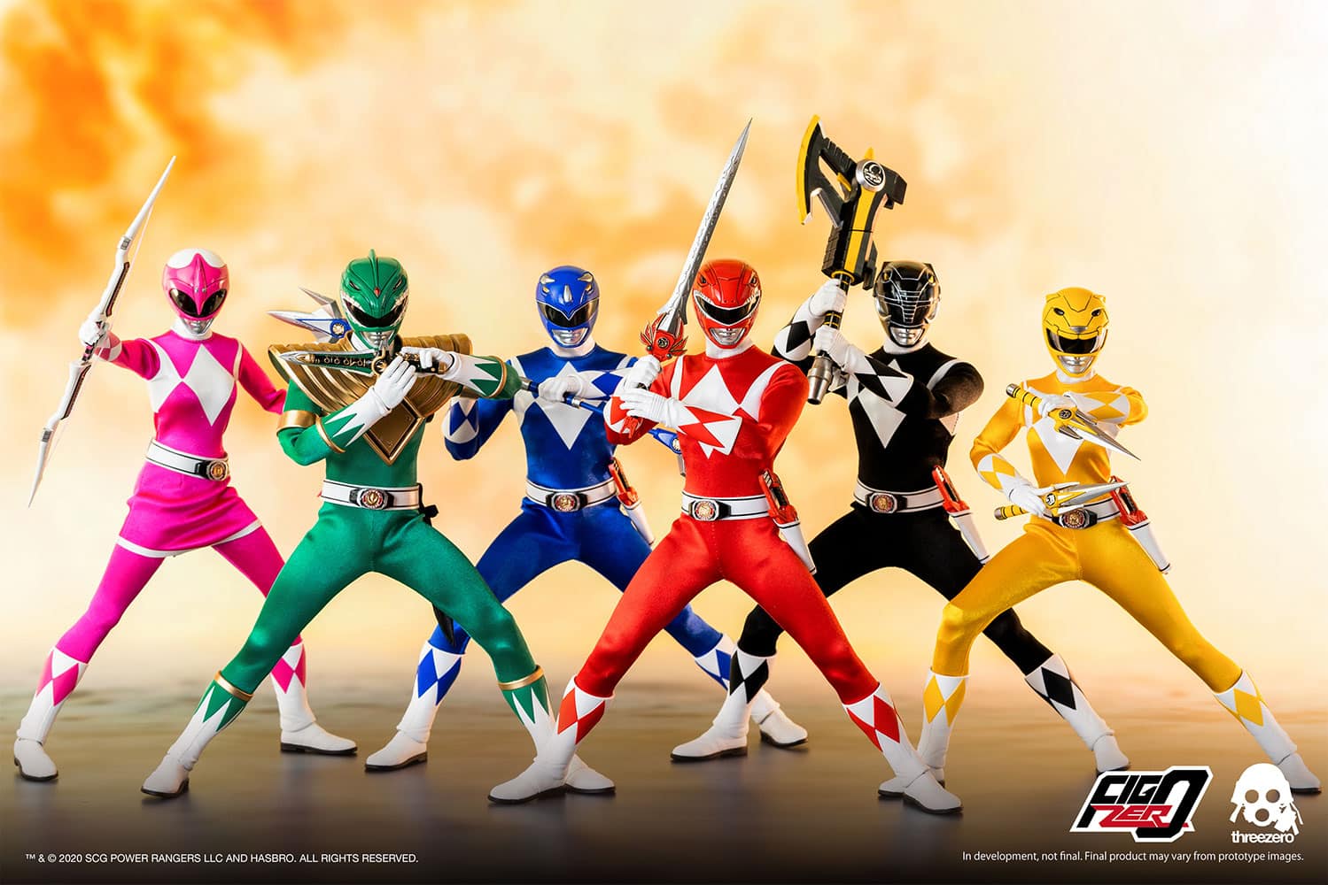 Power Rangers (Core Rangers) + Green Rangers Six Pack