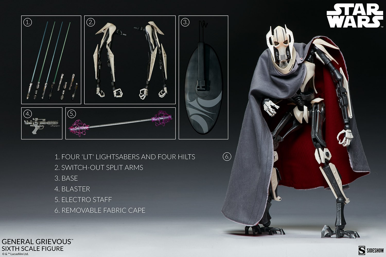 general grievous star wars gallery e f