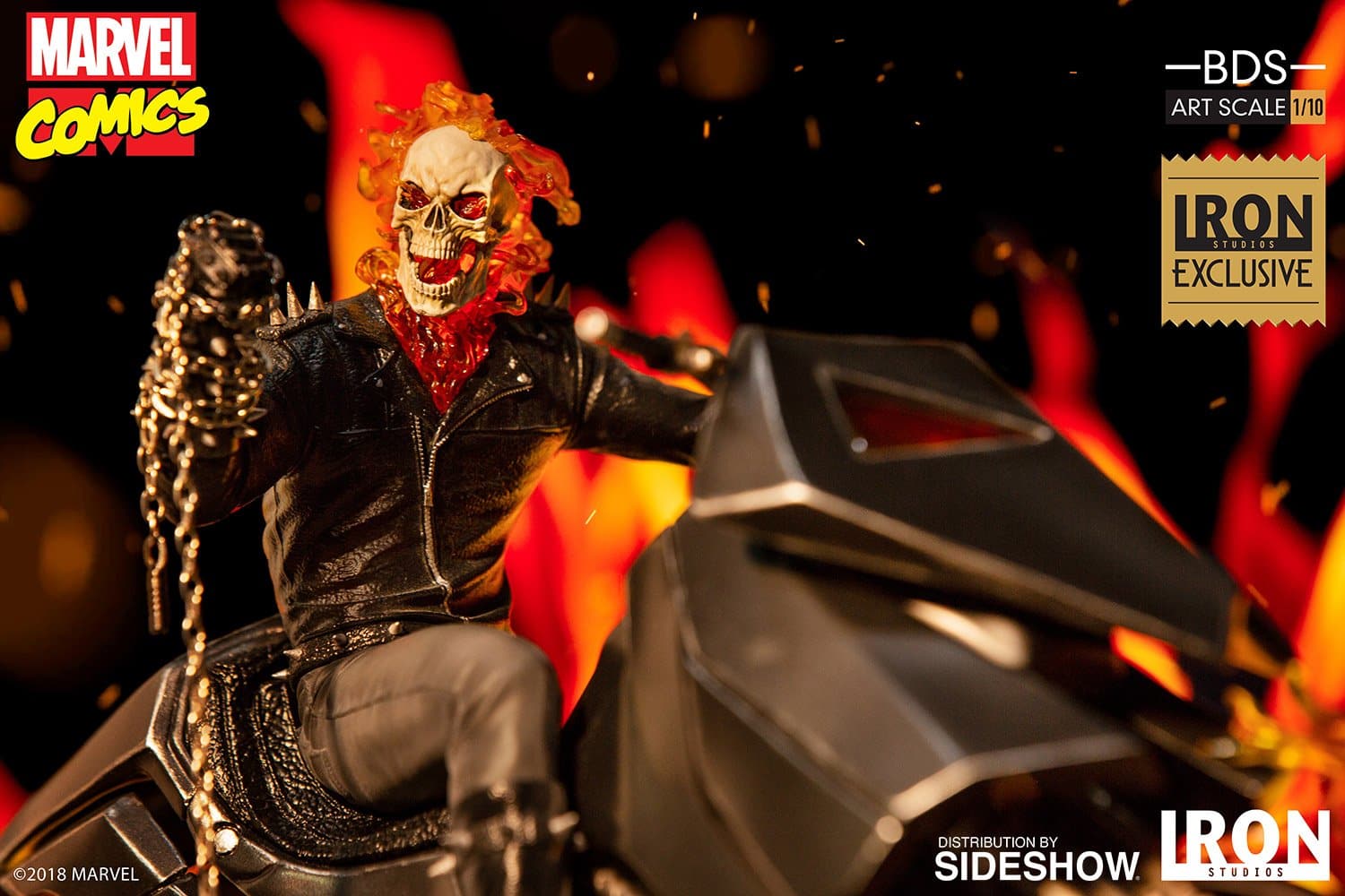 Ghost Rider Statue Con Exclusive