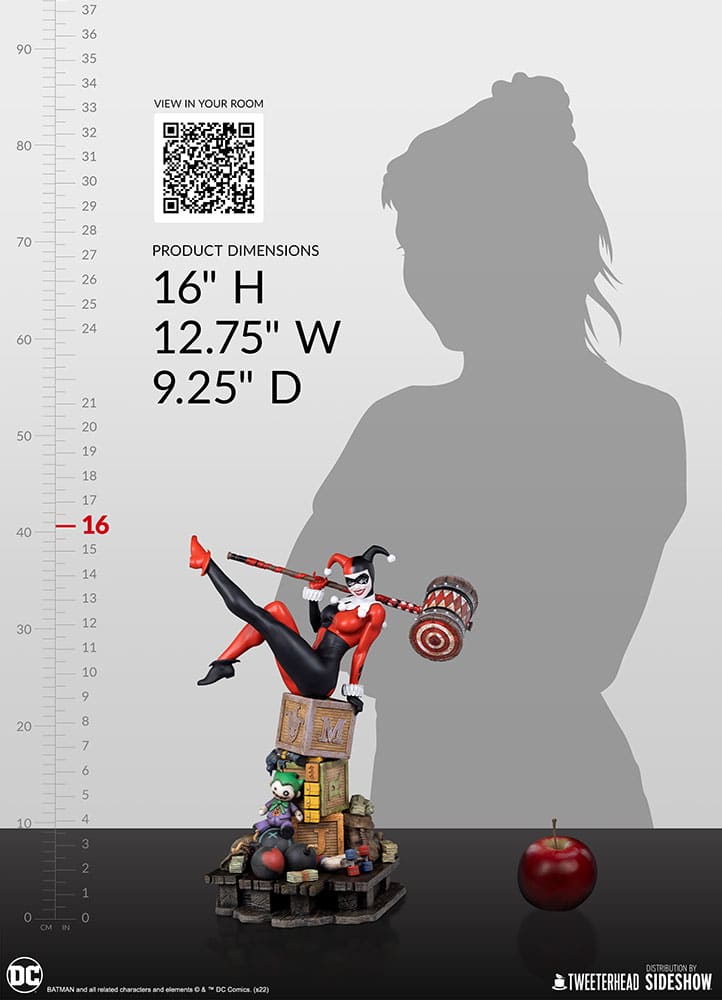 Tweeterhead Batman : Harley Quinn 1/6 Scale Maquette