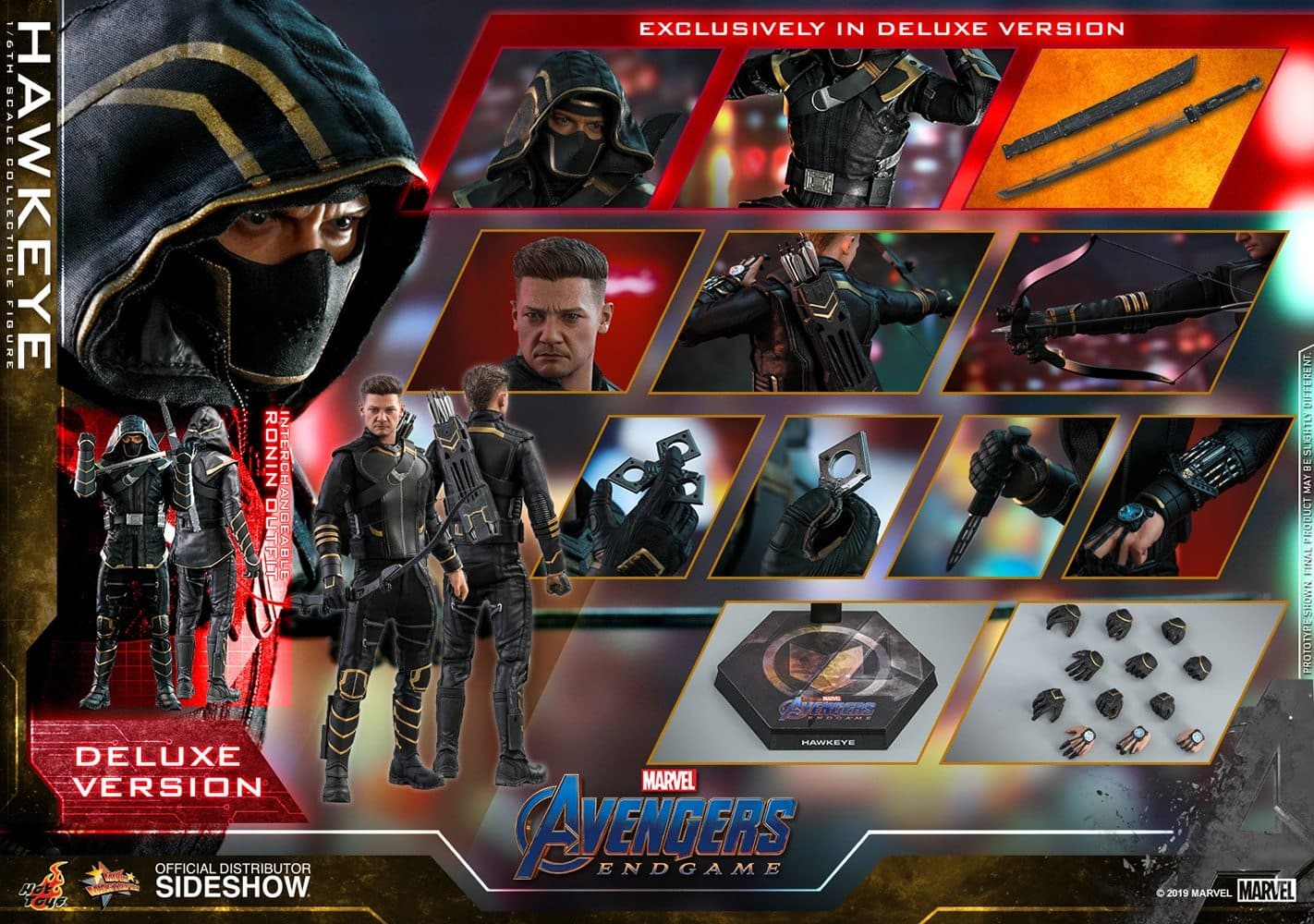 hawkeye deluxe version marvel gallery caf f be