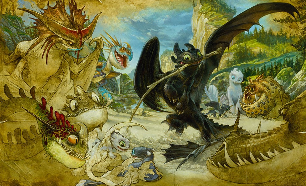 How To Train Your Dragon Fine Art Print