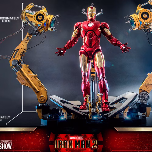 Iron Man 2 Iron Man Mark IV With Suit-Up Gantry Quarter Scale Figure