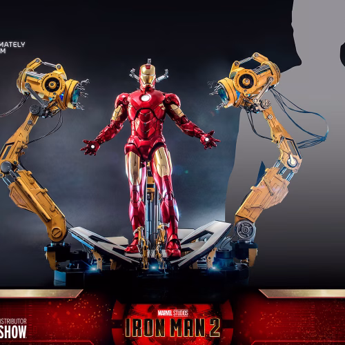 Iron Man 2 Iron Man Mark IV With Suit-Up Gantry Quarter Scale Figure