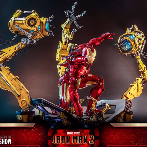 Iron Man 2 Iron Man Mark IV With Suit-Up Gantry Quarter Scale Figure