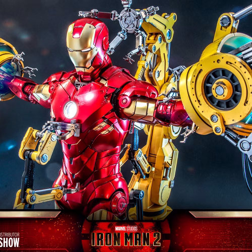 Iron Man 2 Iron Man Mark IV With Suit-Up Gantry Quarter Scale Figure